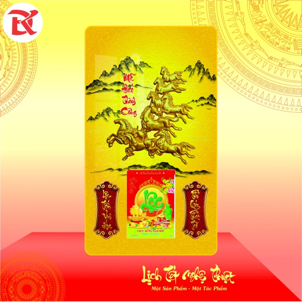 Lịch Tết Đinh Mùi 2027 - KT  39x68cm (1/2)