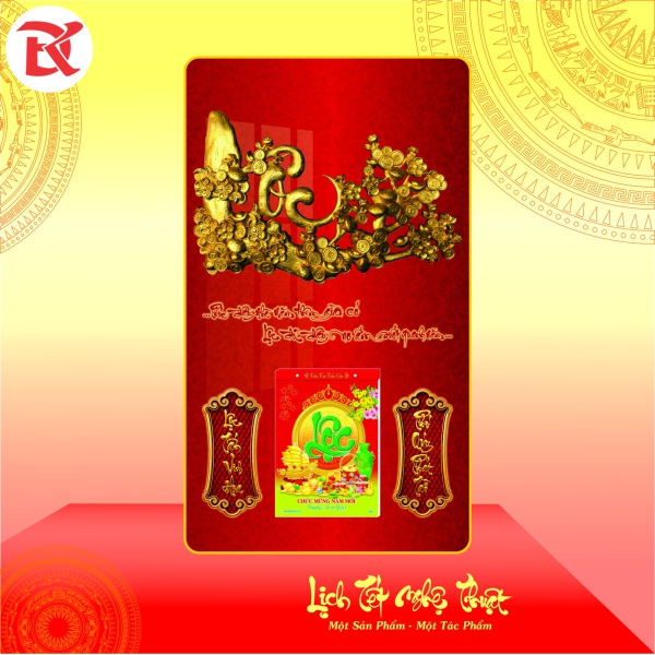 Lịch Tết Đinh Mùi 2027 - KT  39x68cm (2/2)