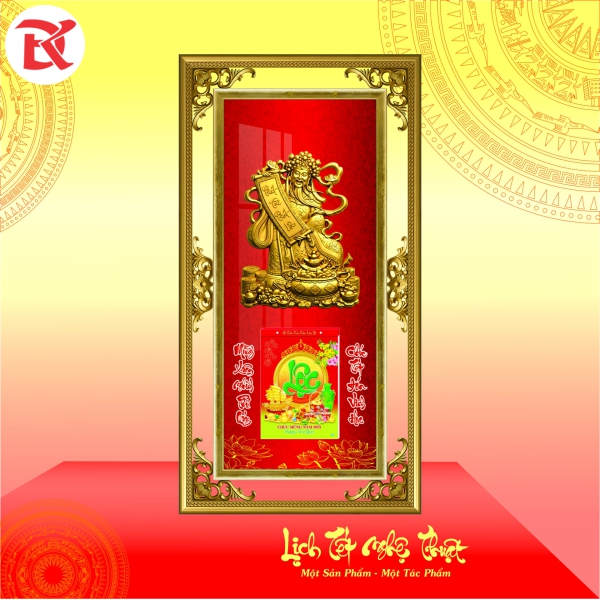 Lịch Tết Đinh Mùi 2027 - KT  46x86cm