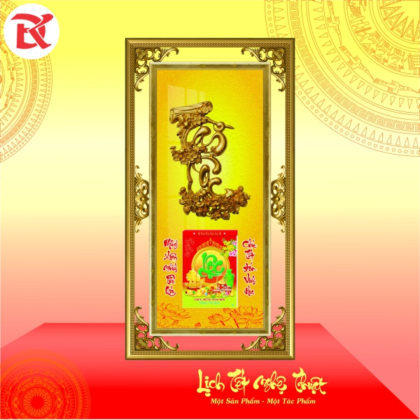 Lịch Tết Đinh Mùi 2027 - KT  46x86cm
