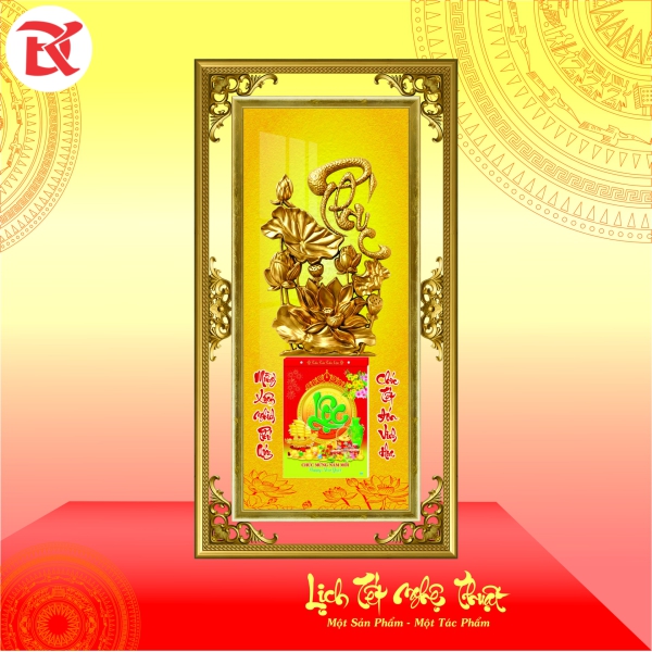 Lịch Tết Đinh Mùi 2027 - KT  46x86cm