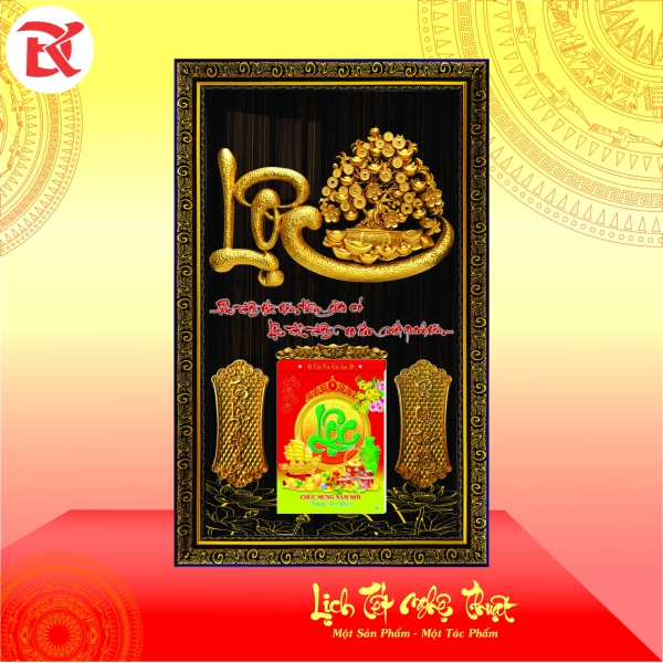 Lịch Tết Đinh Mùi 2027 - KT  49x79cm