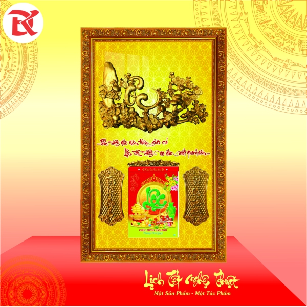 Lịch Tết Đinh Mùi 2027 - KT  49x79cm