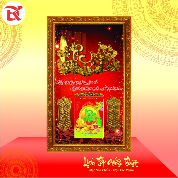 Lịch Tết Đinh Mùi 2027 - KT  49x79cm