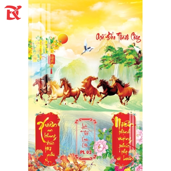 Lịch gỗ Mã Đáo Thành Công